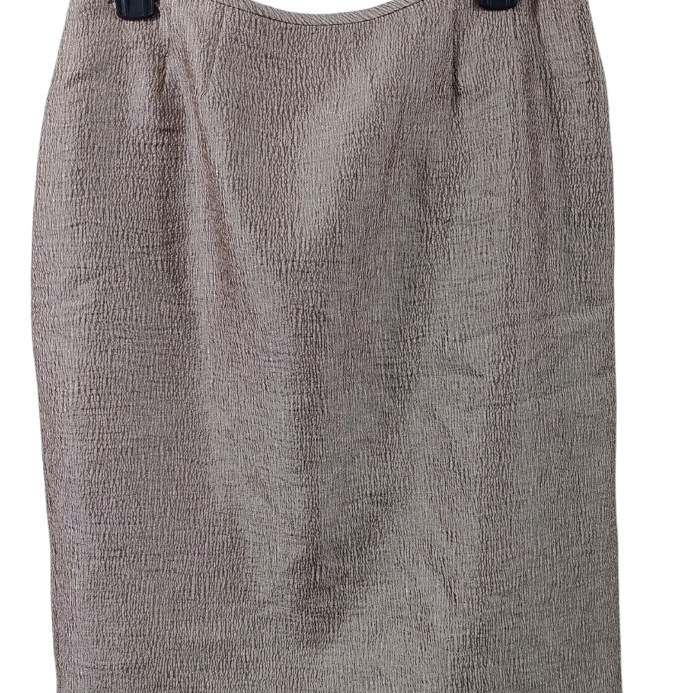 Kasper Gold Multi Shimmer  Skirt Sz 8